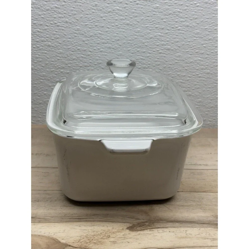 Vtg Corning Ware Blue Cornflower Casserole Dish P-4-B 7x5 1/2x 3 With Lid